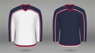 Hermosa camiseta de hockey personalizada por sublimación